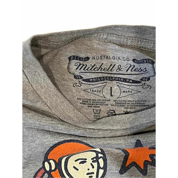 Mitchell & Ness Nostalgia Houston Astros Gray T-Shirt Mens L - Picture 3 of 3